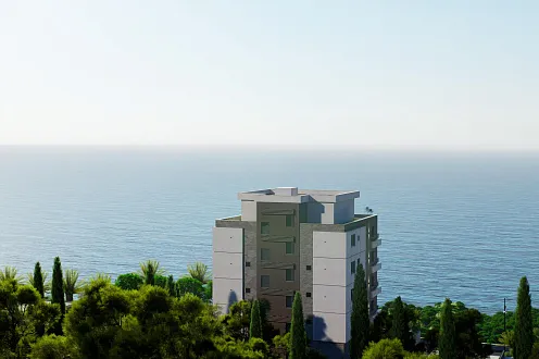 Luxury 4-Story Complex with a Pool and Panoramic Sea View
